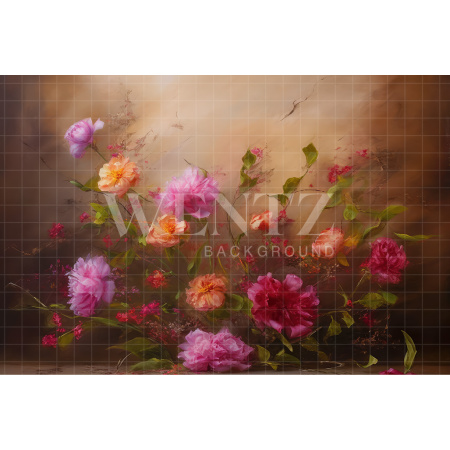 Fabric Photography Background Floral Fine Art / Backdrop 3144