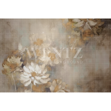 Fabric Photography Background Floral Fine Art / Backdrop 3149