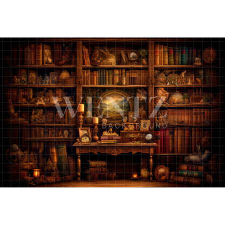 Fabric Photography Background Set with Books / Backdrop 3204