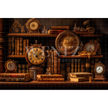 Fabric Photography Background Set with Books / Backdrop 3207