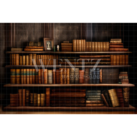 Fabric Photography Background Set with Books / Backdrop 3210