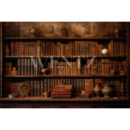 Fabric Photography Background Set with Books / Backdrop 3214