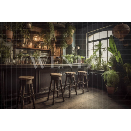 Fabric Photography Background Vintage Bar / Backdrop 3420