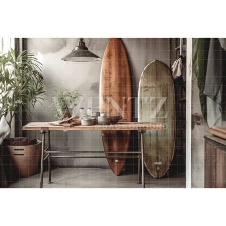 Fabric Photography Background Surfboards / Backdrop 3421