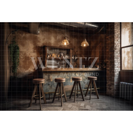 Fabric Photography Background Vintage Bar / Backdrop 3424