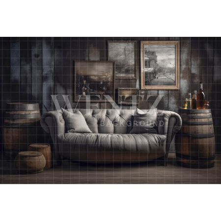 Fabric Photography Background Rustic Room / Backdrop 3438