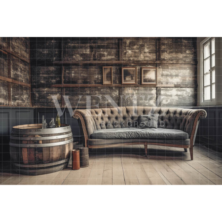 Fabric Photography Background Rustic Room / Backdrop 3451