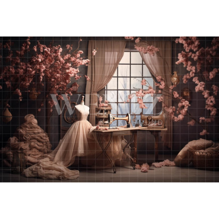 Fabric Photography Background Sewing Studio / Backdrop 3678