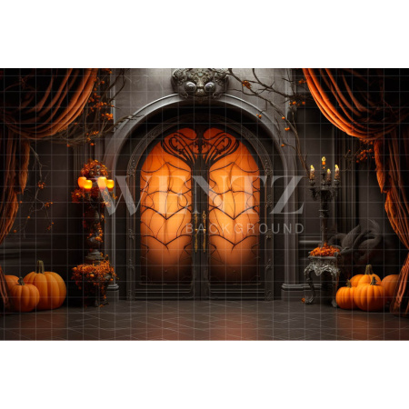 Fabric Photography Background Vampire's Bedroom Door / Backdrop 3743