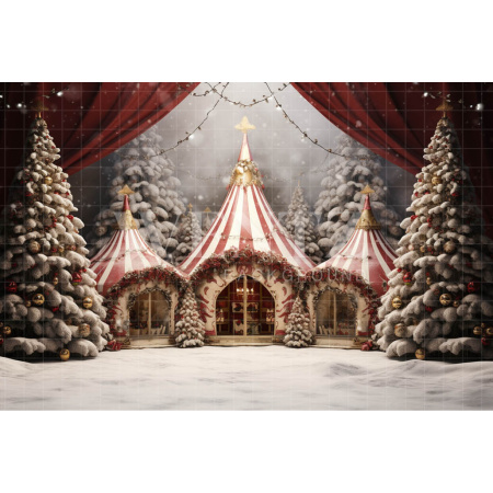 Fabric Photography Background Circus Tent / Backdrop 4147