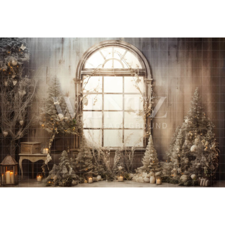 Fabric Photography Background Boho Christmas Set / Backdrop 4180