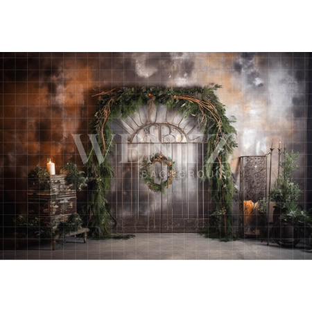 Fabric Photography Background Christmas Set / Backdrop 4262