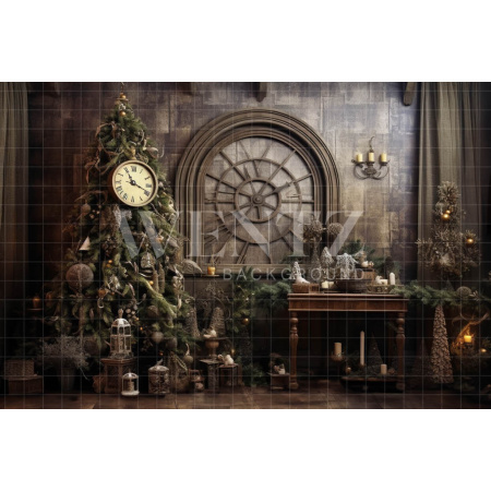 Fabric Photography Background Christmas Set / Backdrop 4323