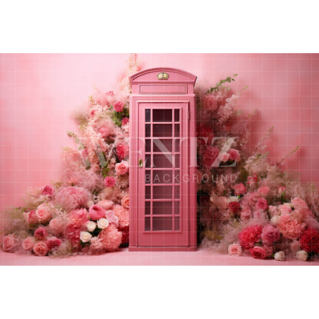 Fabric Photography Background Floral Booth / Backdrop 4471