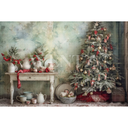 Fabric Photography Background Christmas Set / Backdrop 4556