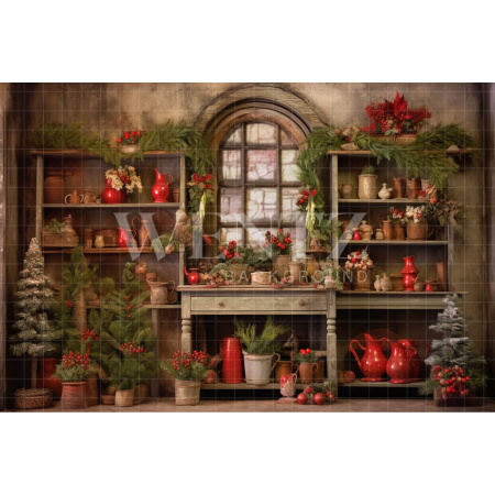 Fabric Photography Background Christmas Set / Backdrop 4581