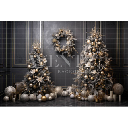 Fabric Photography Background Christmas Set / Backdrop 4640