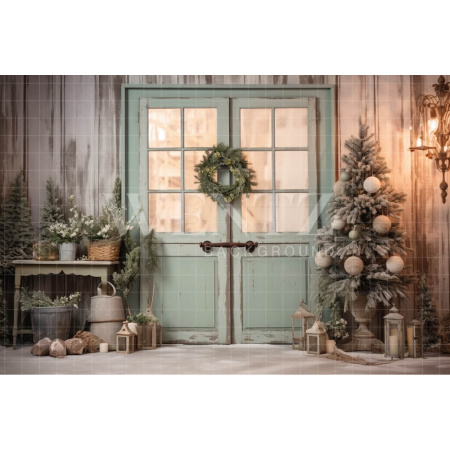 Fabric Photography Background Christmas Set / Backdrop 4649 4650