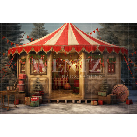 Fabric Photography Background Christmas Tent / Backdrop 4726