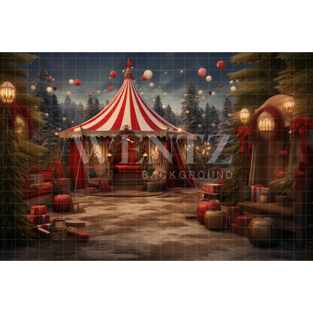 Fabric Photography Background Christmas Tent / Backdrop 4734