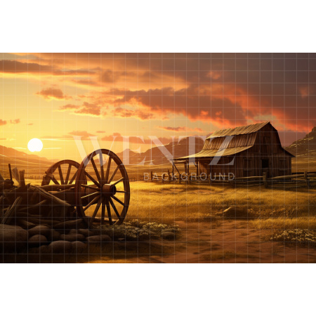 Fabric Photography Background Farm / Backdrop 4772