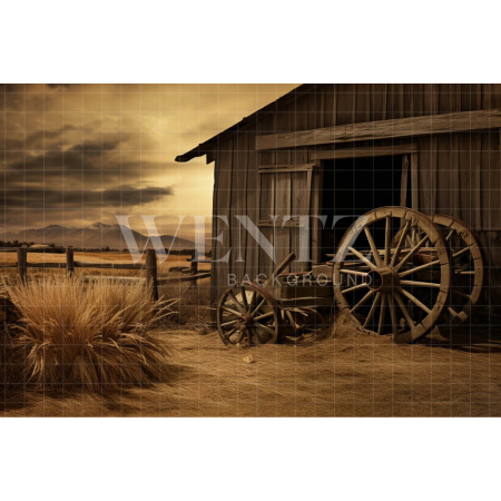 Fabric Photography Background Barn / Backdrop 4780