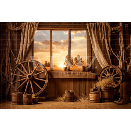 Fabric Photography Background Barn / Backdrop 4791