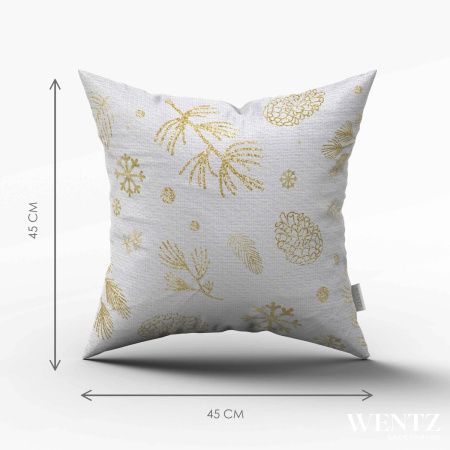 Pillow Case Christmas Golden - 45 x 45 / WA14