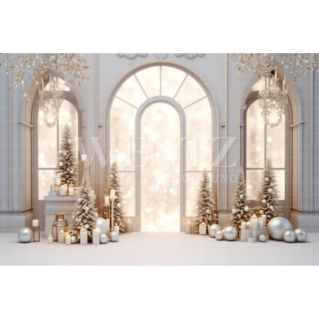 Photographic Background in Fabric Christmas Set / Backdrop 5044