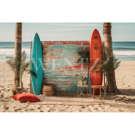 Photographic Background in Fabric Surfboard / Backdrop 5103