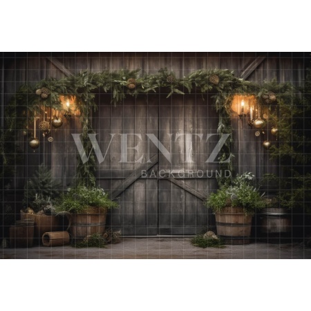 Photographic Background in Fabric Barn Door / Backdrop 5163