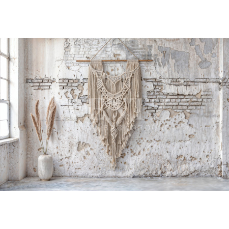 Fabric Photography Background Boho Wall with Macramé / Backdrop 5899