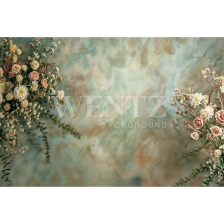 Fabric Photography Background Mother's Day Floral / Backdrop 5904