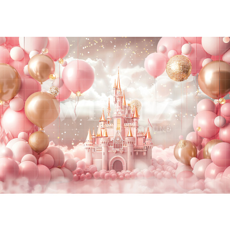 Fabric Photography Background Children's Day Castle / Backdrop 6324