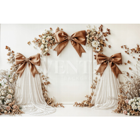 Fabric Photography Background Floral Autumn / Backdrop 6956 