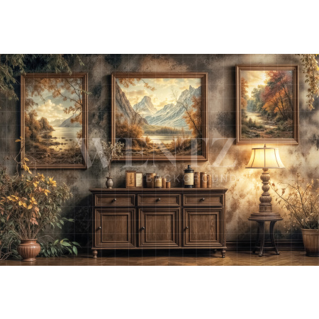 Fabric Photography Background Fall / Backdrop 6957