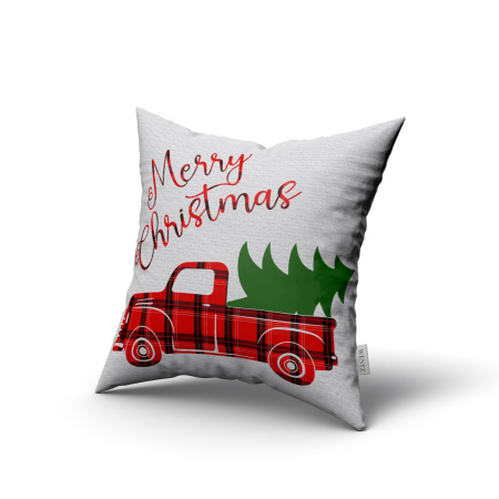 Pillow Case Christmas Farm Plaid - 45 x 45 / WA32