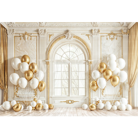 Fabric Photography Background New Year's Room / Backdrop 6509