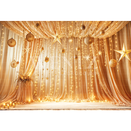 Fabric Photography Background New Year / Backdrop 6578