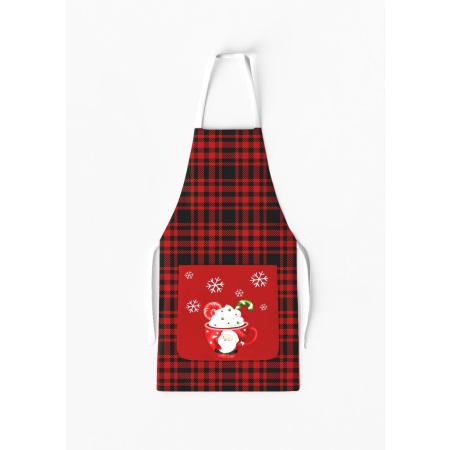 Hot Chocolate Apron with Pocket / AW45