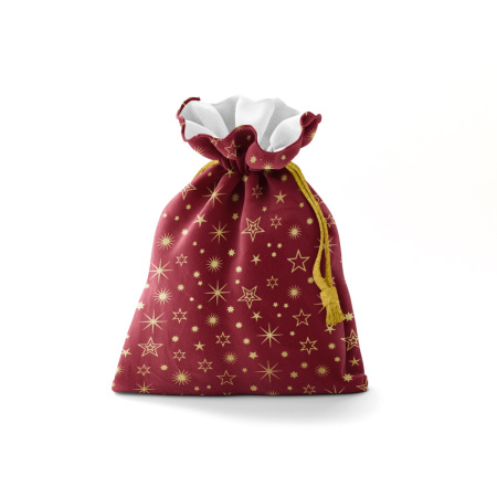 Stars Decorative Christmas Bag With String / WS11