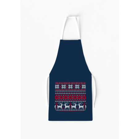 Reindeer Apron with Pocket / AW49