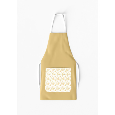 Snowflakes Apron with Pocket / AW51