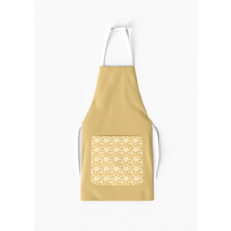 Snowflakes Apron with Pocket / AW50