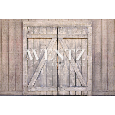 Fabric Photography Background  Wood Door / Backdrop 1579