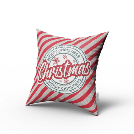 Pillow Case Christmas Striped - 45 x 45 / WA34