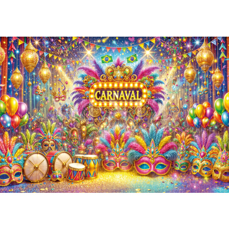 Fabric Photography Background Carnival / Backdrop 6590