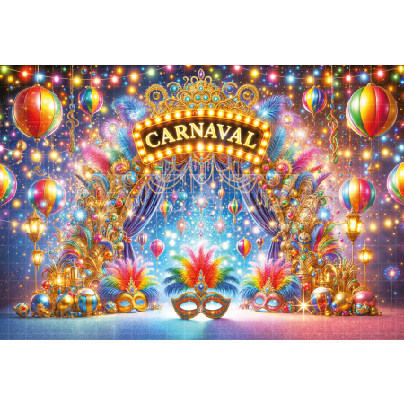 Fabric Photography Background Carnival / Backdrop 6592