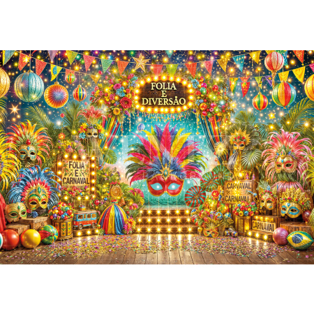 Fabric Photography Background Carnival / Backdrop 6594