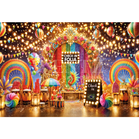 Fabric Photography Background Carnival / Backdrop 6601